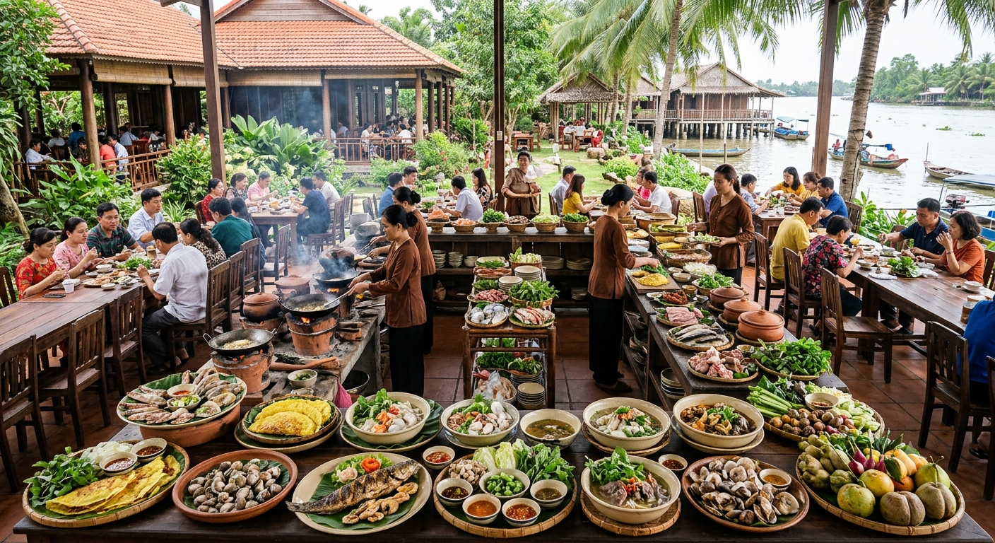Tổng quan về phong cách ẩm thực và quy mô thực đơn